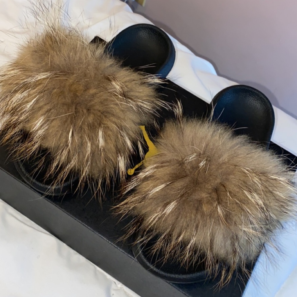 Brown fur slides